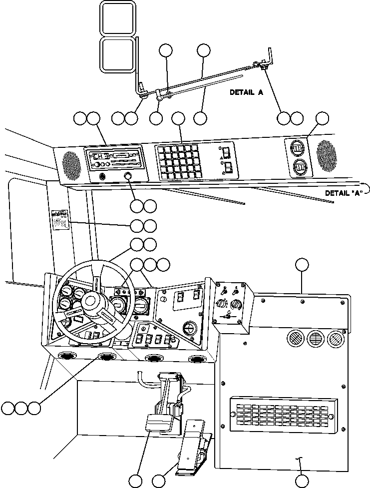 RETARD/BRAKE VALVE ASSEMBLY (SEE INDEX) PC1954 KOMATSU