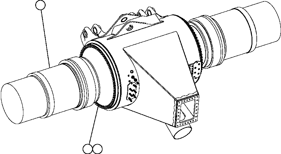 WHEEL MOTOR ASSEMBLY (SEE FIG 64304) PC2807 KOMATSU
