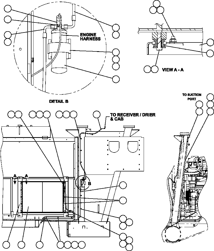 MOUNT, CONDENSER EK8761 KOMATSU