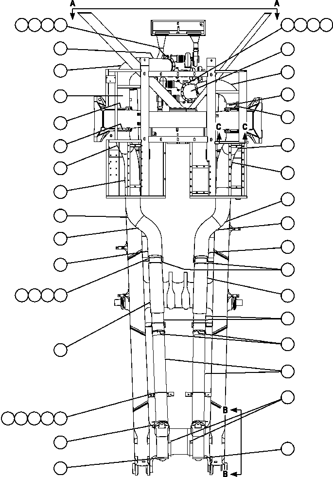 Теплоизоляция выпускного коллектора EM6869 KOMATSU