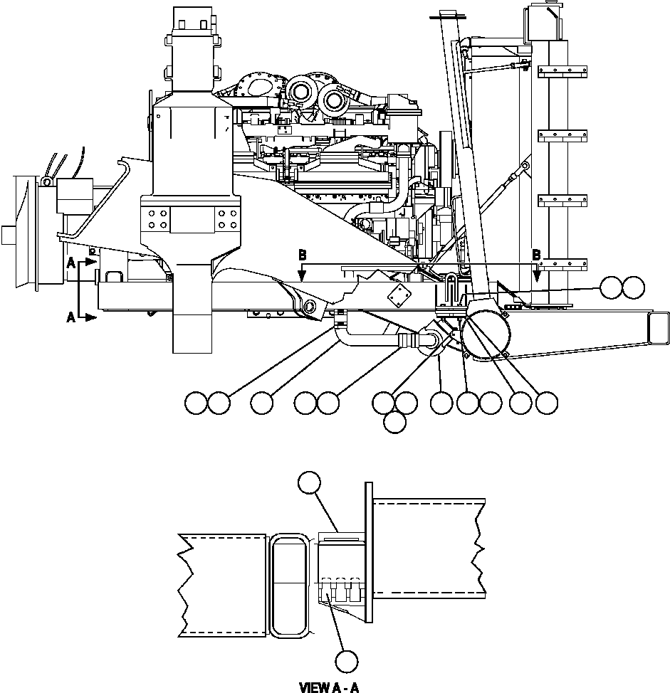 Резиновая опора PB9775 KOMATSU