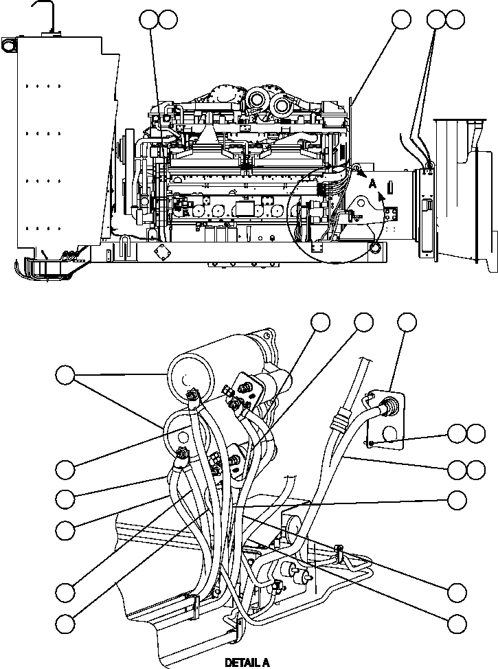 HARNESS, EXTERNAL ENGINE EJ8334 KOMATSU