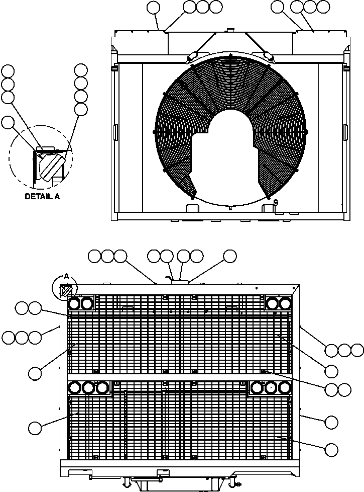 HOUSING, GRILLE EK7566 KOMATSU