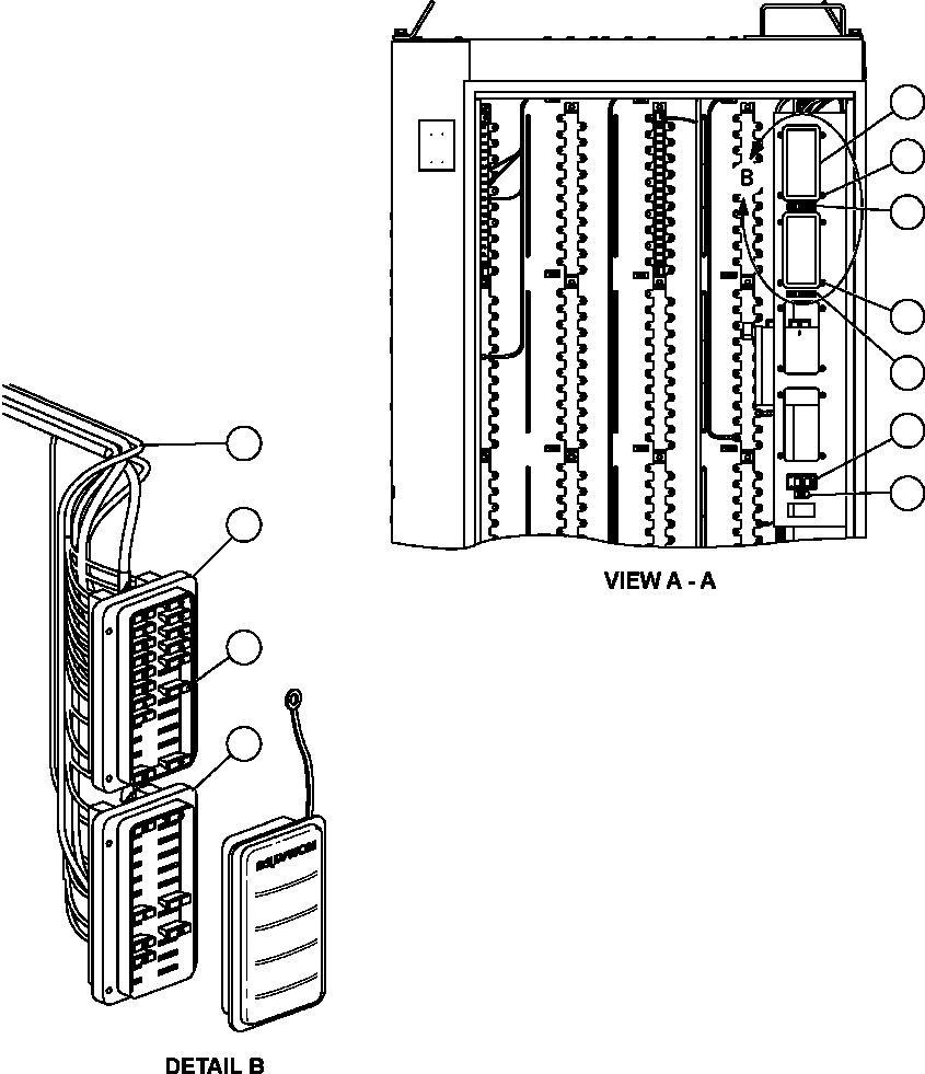 HARNESS, FUSE BOX EL5650 KOMATSU