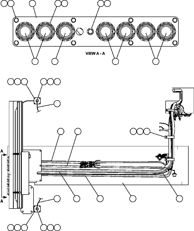 HARNESS, CAB OVERHEAD EM2769 KOMATSU