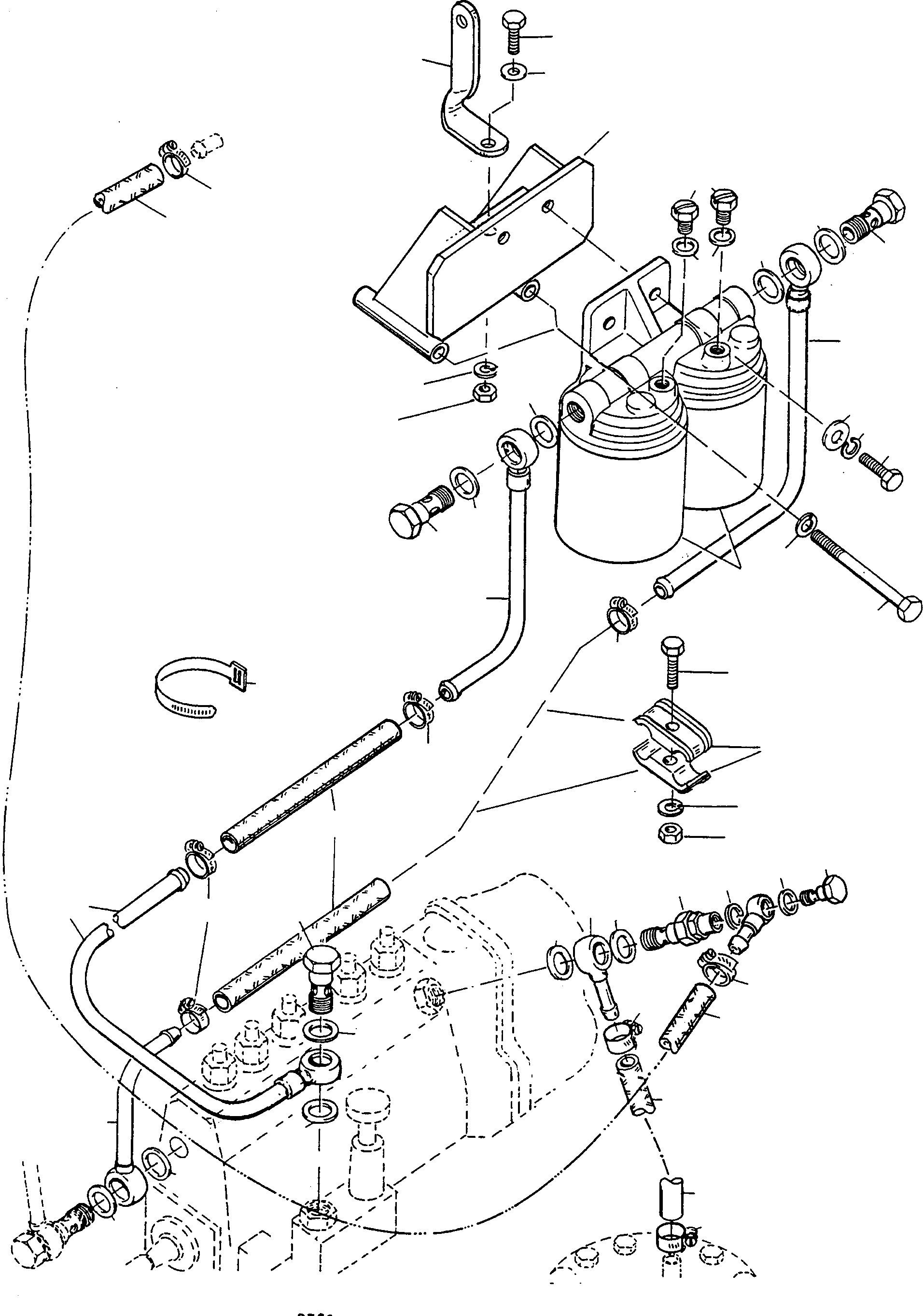 FUEL LINE 2992403M91 KOMATSU