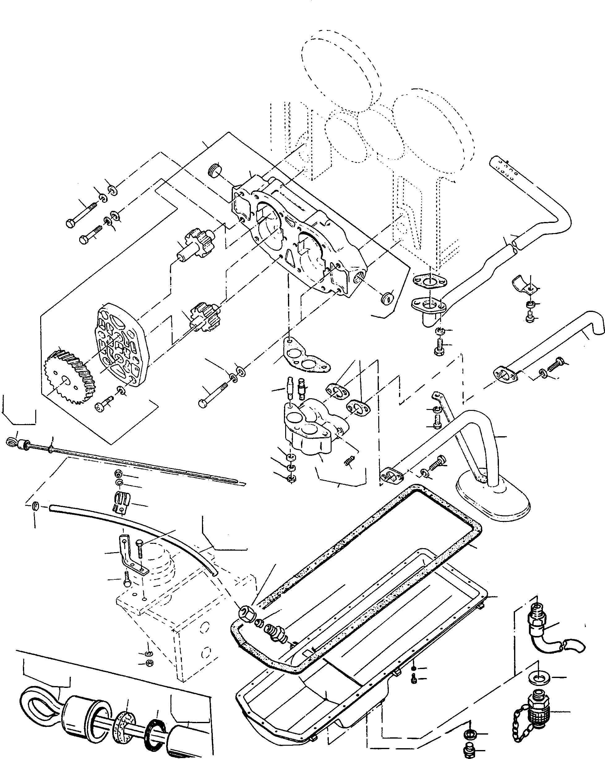 OIL DIPSTICK 2992536M91 KOMATSU