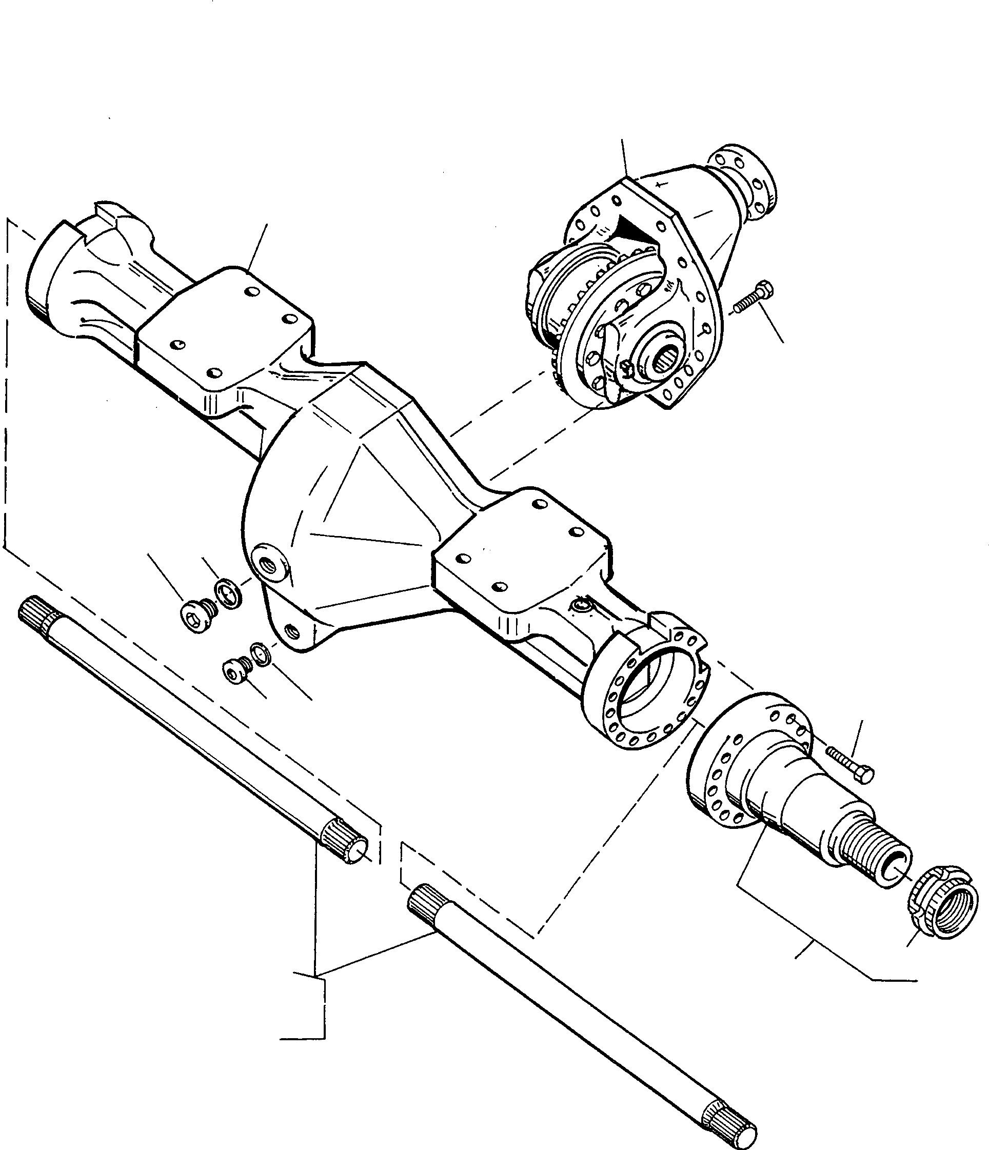 AXLE BRIDGE 4911368M1 KOMATSU
