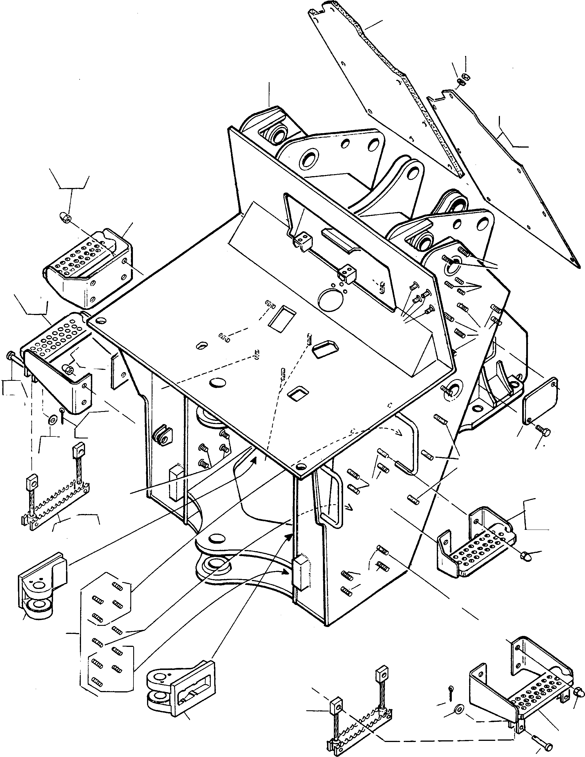 BED BRACKET 4211044M2 KOMATSU
