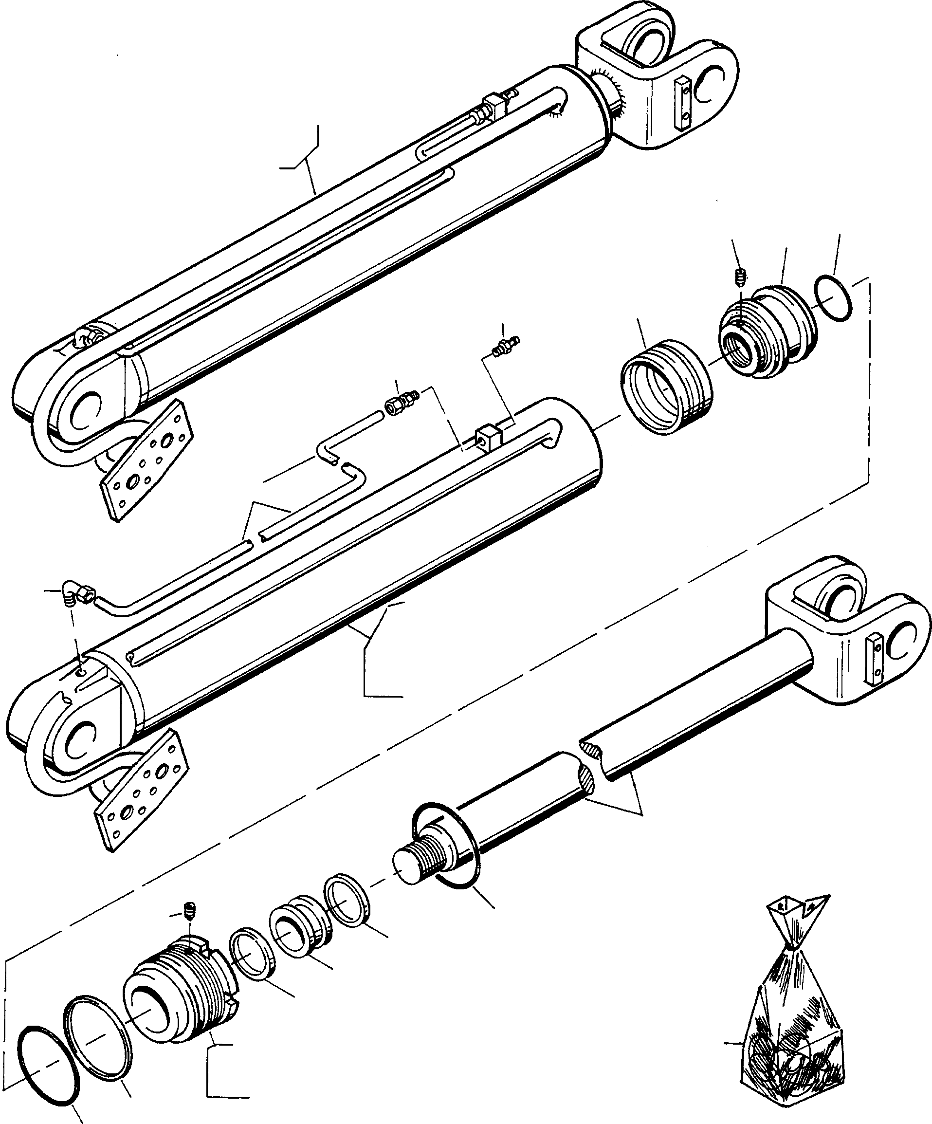 CYLINDER ROD 4909944M91 KOMATSU