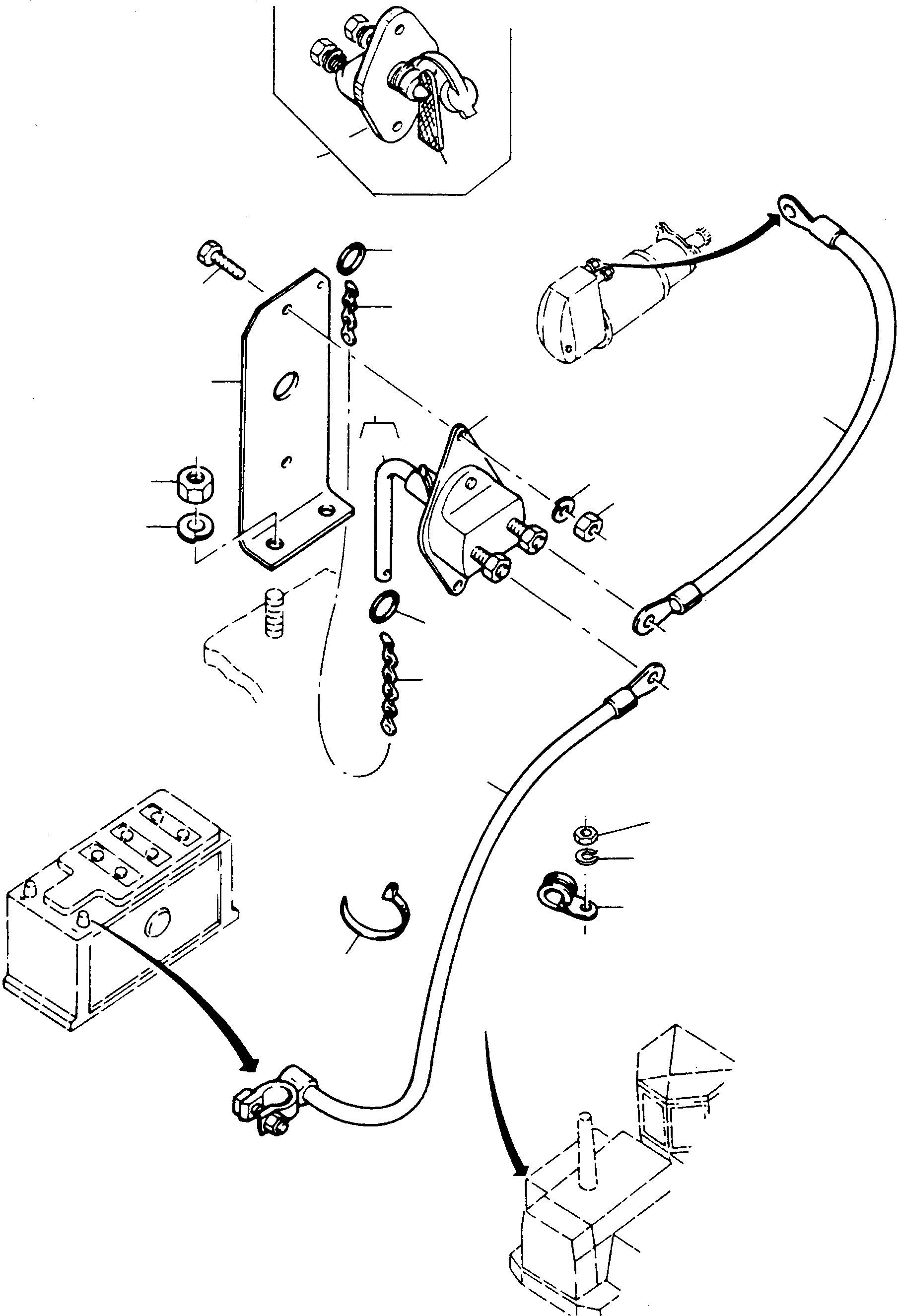 EARTH STRAP 4210946M91 KOMATSU