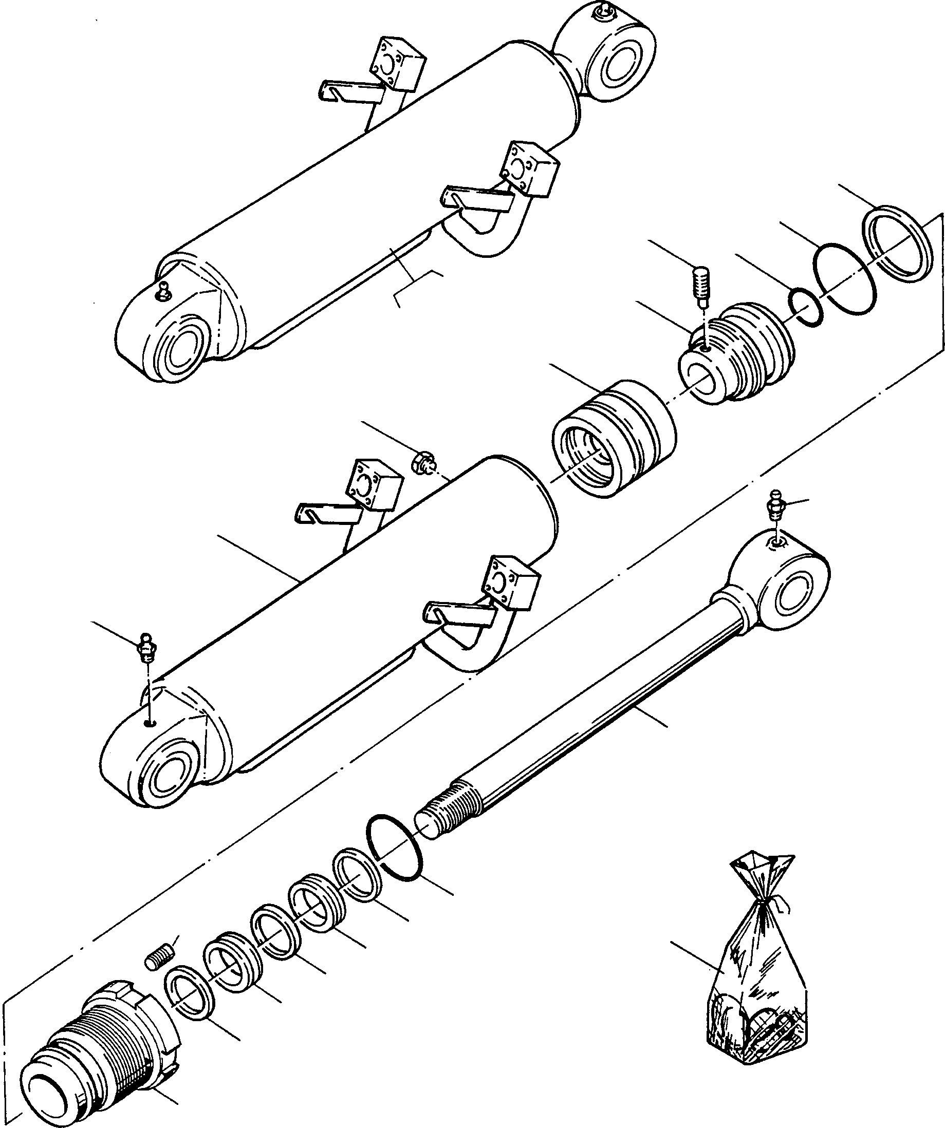 CYLINDER ROD 4910602M91 KOMATSU