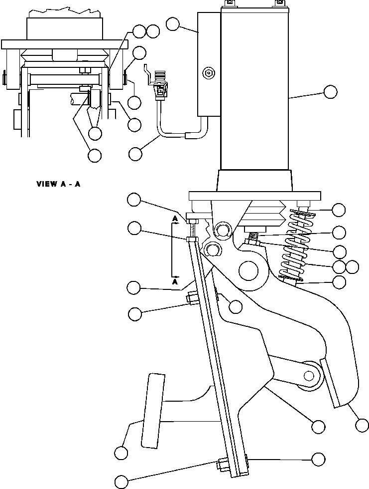 Винт с головкой BF2584 KOMATSU