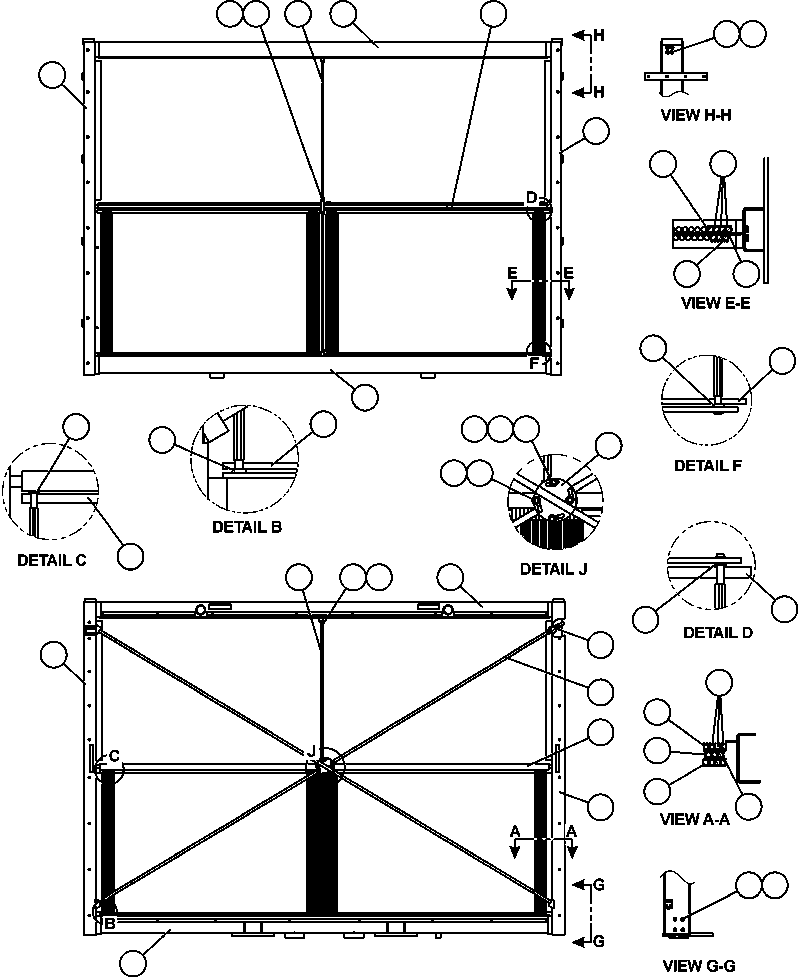 SUPPORT, CENTER XA3523 KOMATSU