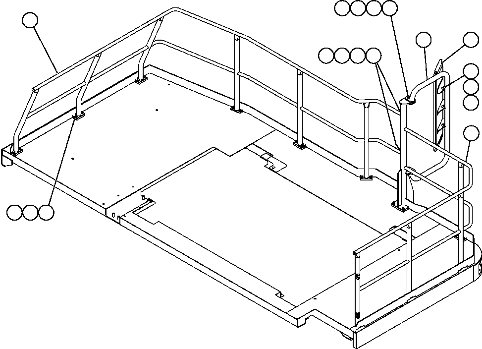 Гайка - 1/4" - 20NC XA2128 KOMATSU