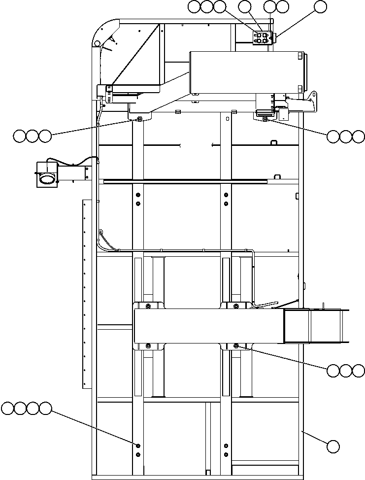 DECK - R.H. EM5435 KOMATSU