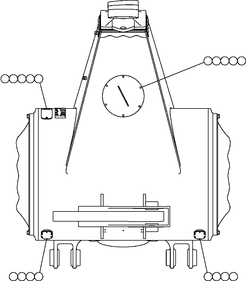 Крышка EL0712 KOMATSU
