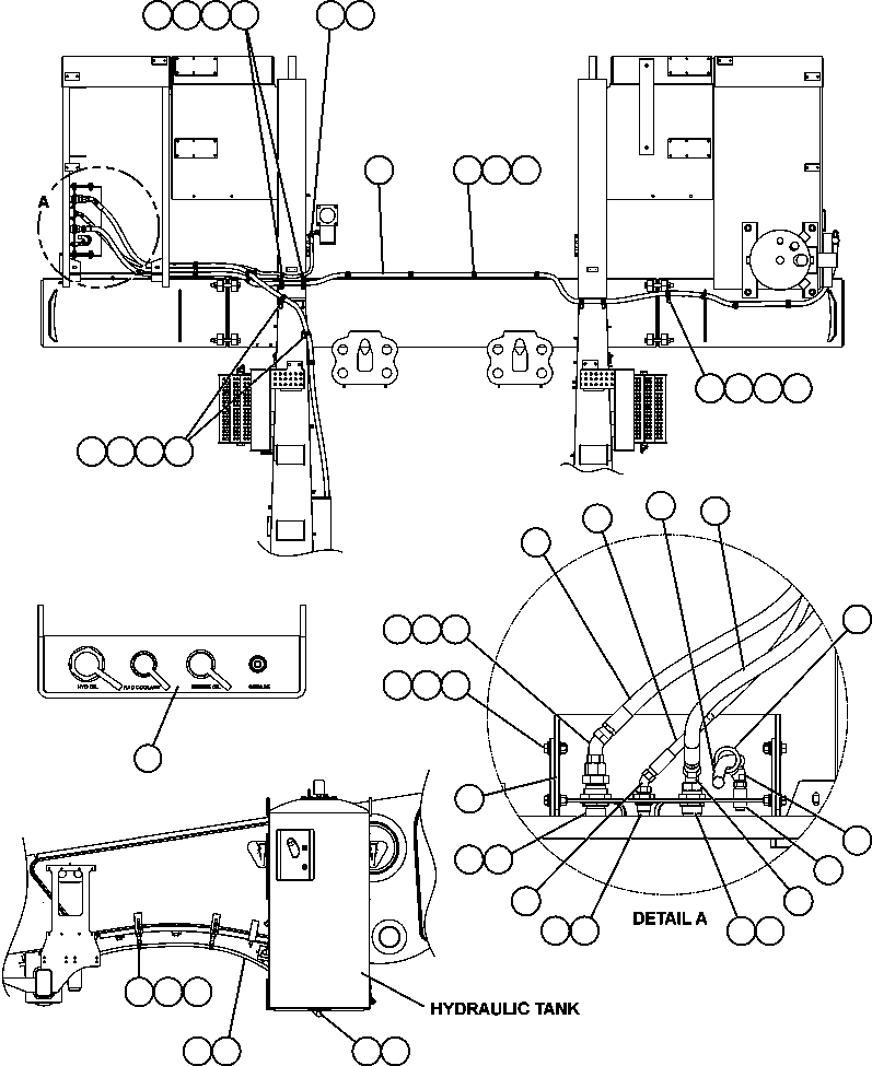 HOSE (TO AUTO LUBE PUMP) HA8300 KOMATSU