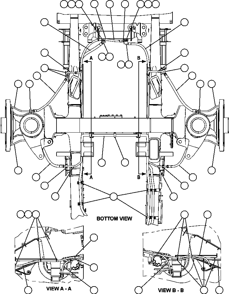 Трубка EM1197 KOMATSU