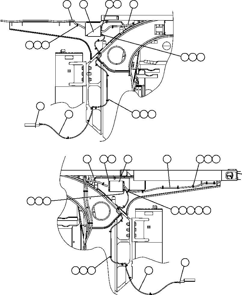 HARNESS, JUNCTION BOX - L.H. EM5636 KOMATSU