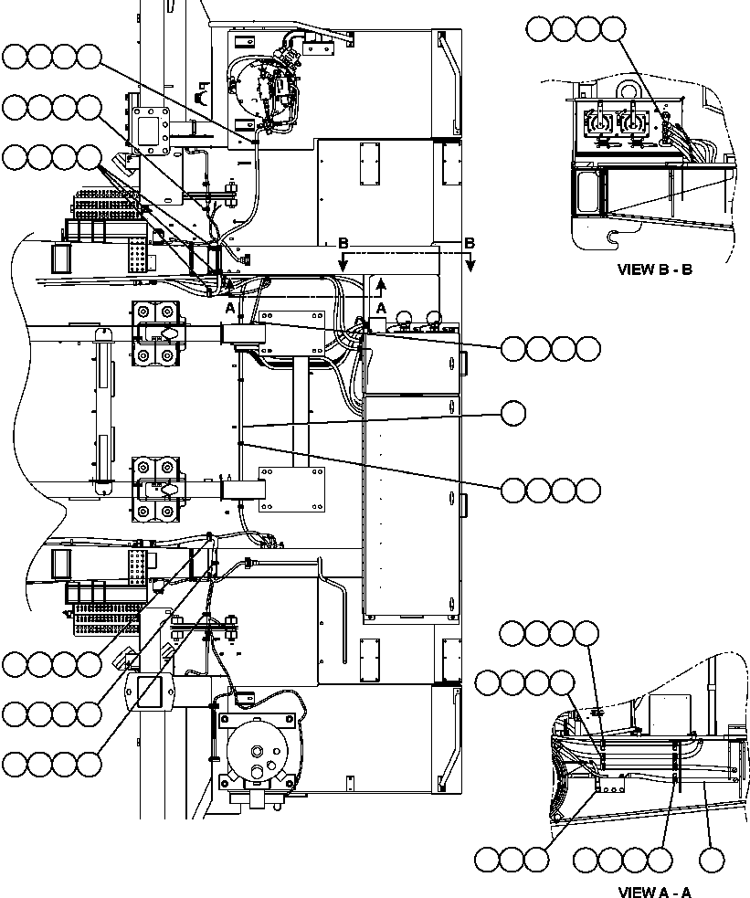 CABLE, GROUND - L.H. FRAME TO R.H. FRAME CH4078 KOMATSU