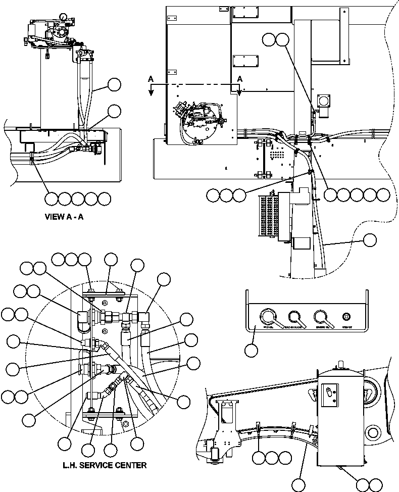HOSE (TO AUTO LUBE PUMP) HA0547 KOMATSU
