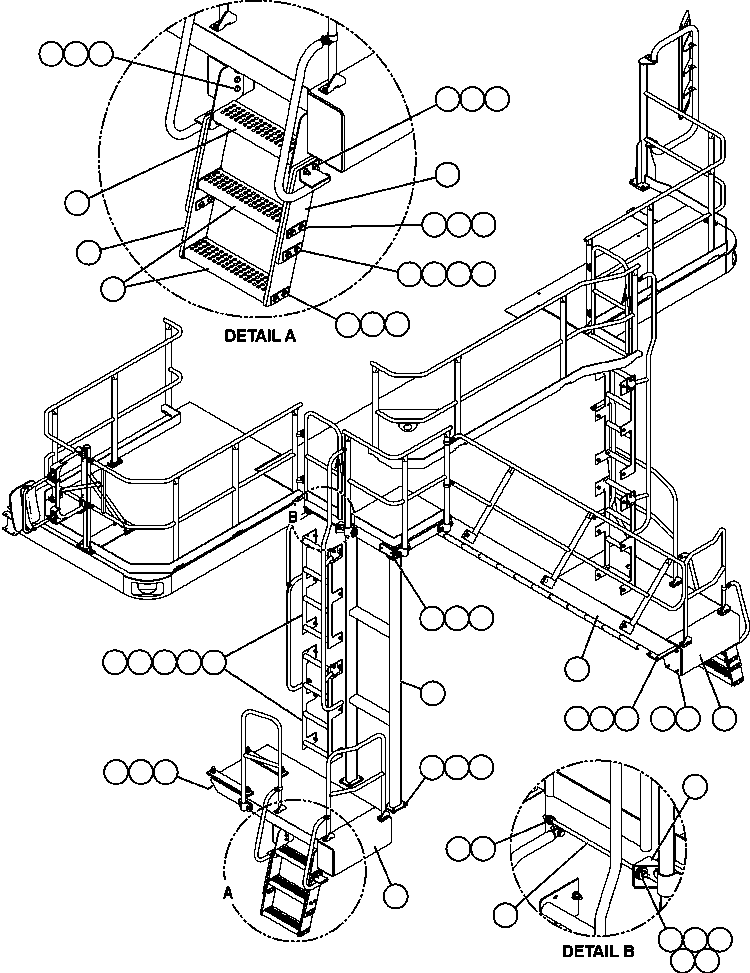 Резьбовая шпилька EM4134 KOMATSU