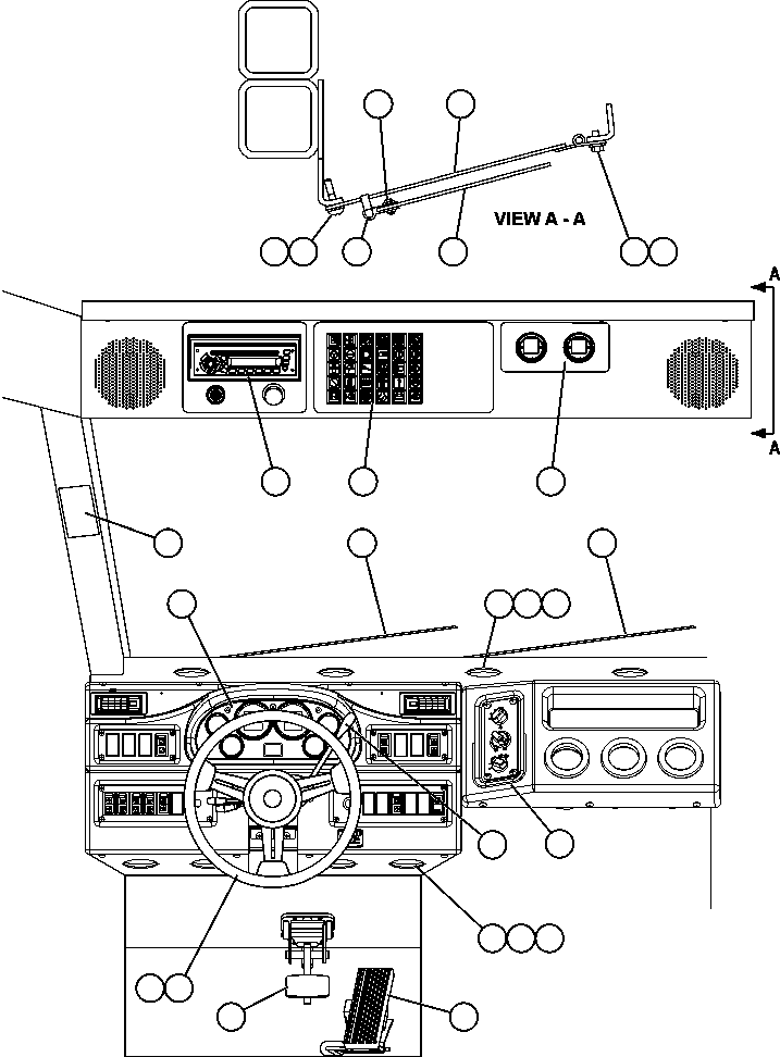 DECAL, GRADE SPEED CHART (INSIDE CAB) WB3336 KOMATSU