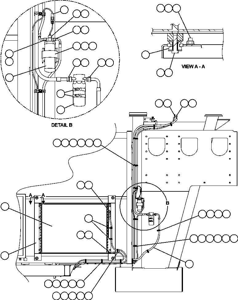 HARNESS, ENGINE EM6153 KOMATSU