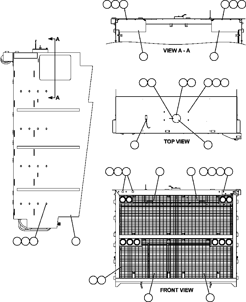 HOUSING, GRILLE EM7217 KOMATSU