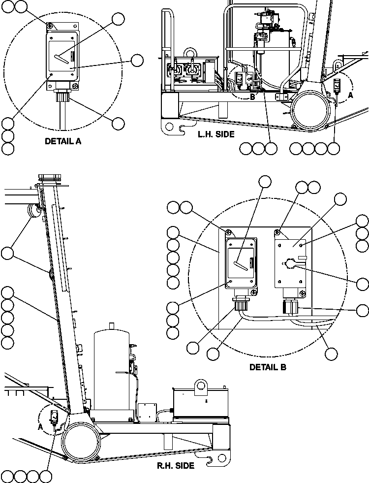 BRACKET, SWITCH MOUNT EM2064 KOMATSU