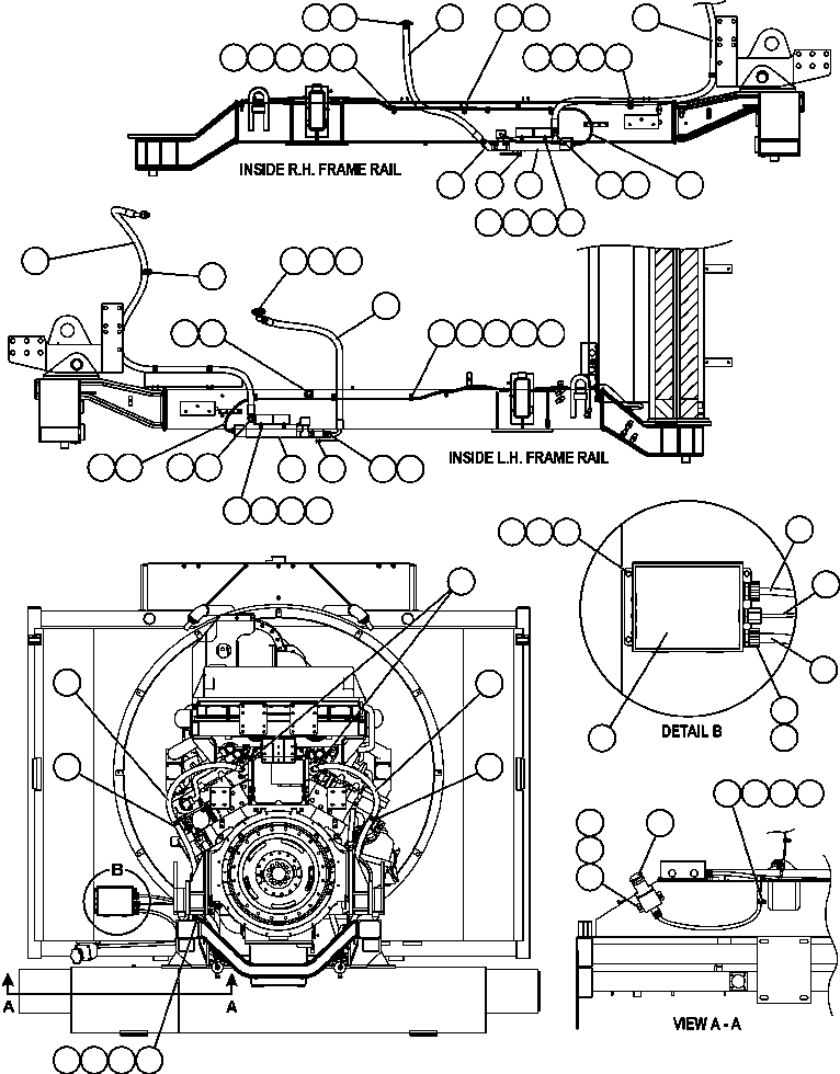 HARNESS, ENGINE OIL HEATER PC2189 KOMATSU