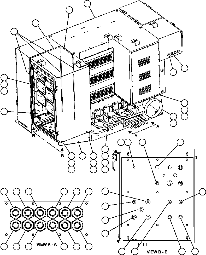 HARNESS, CAB/AUX BOX - OVERHEAD EM8289 KOMATSU