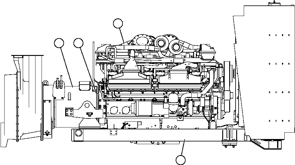 SUB-FRAME XB3445 KOMATSU