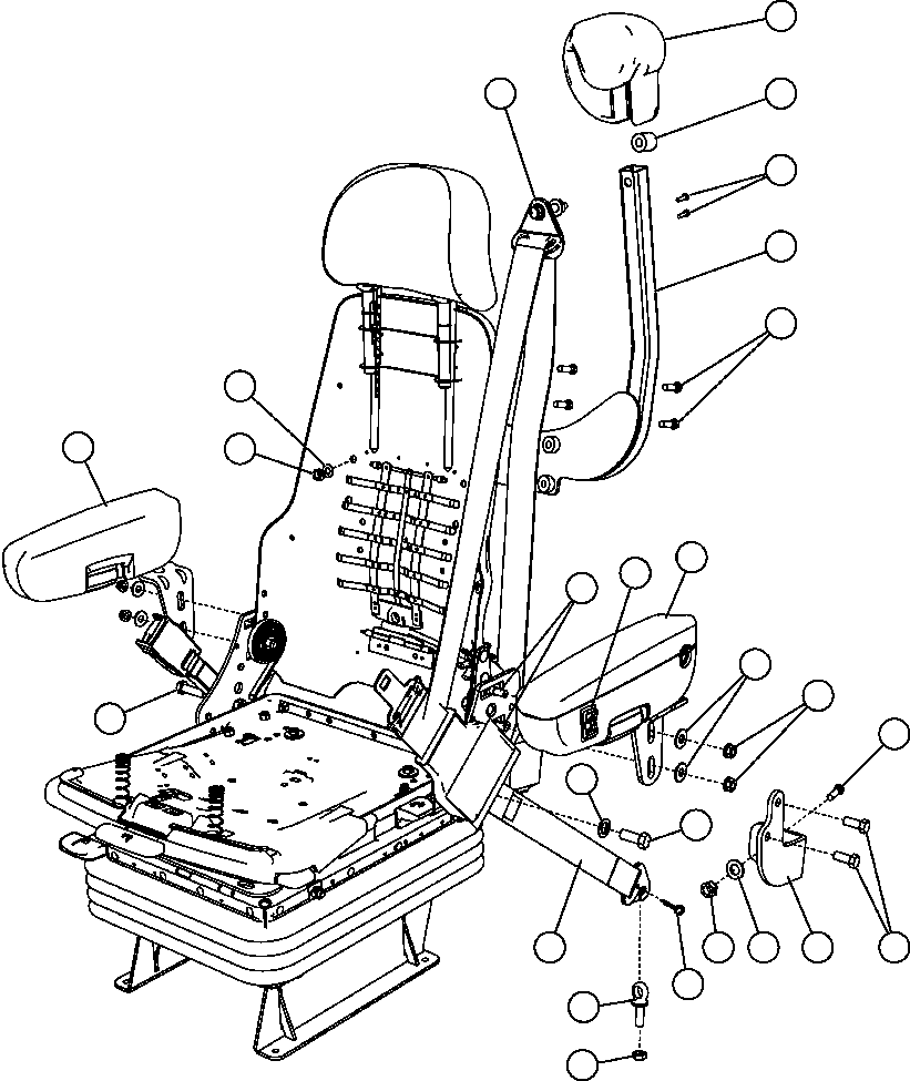 SUPPORT PLATE, RETRACTOR XA5124 KOMATSU