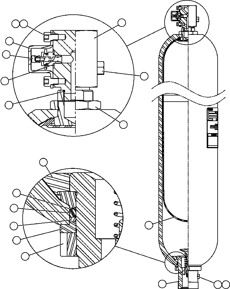 PORT, HYDRAULIC VALVE XA4892 KOMATSU