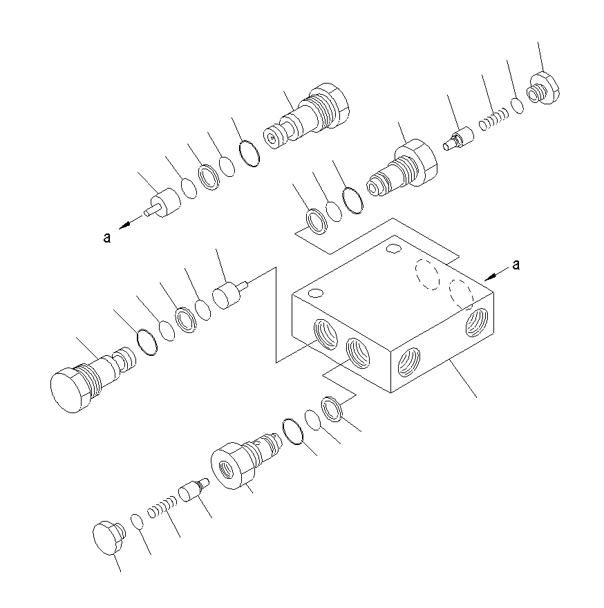 Клапан 235-61-41310 KOMATSU