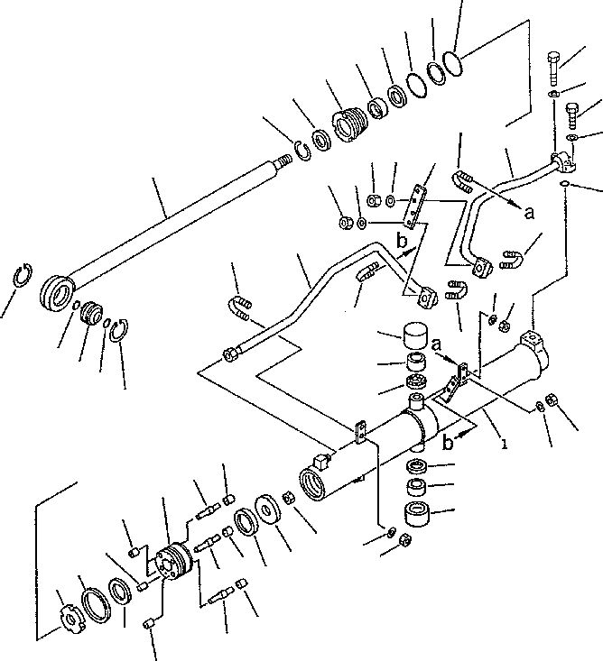 CYLINDER GROUP, LIFT, R.H. (144-63-X2022) KOMATSU