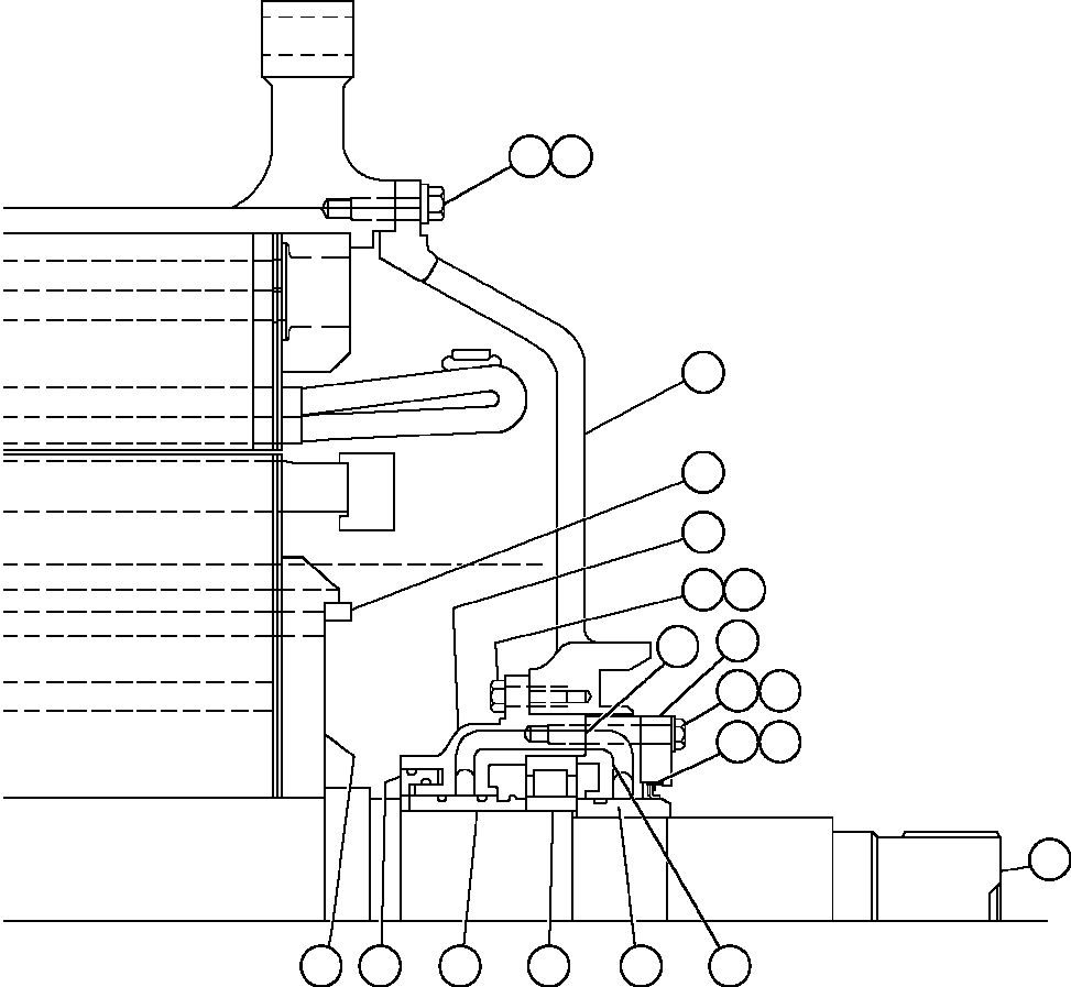 упорное кольцо XA4261 KOMATSU