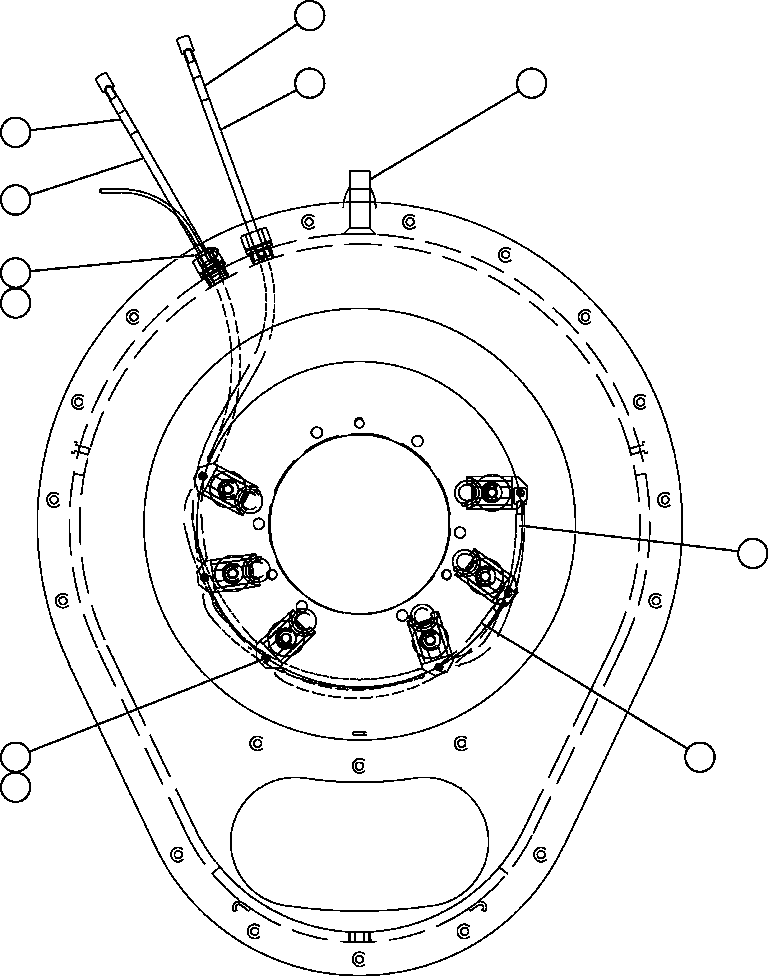 WASHER, CONCAVE - 1/4" VE2764 KOMATSU