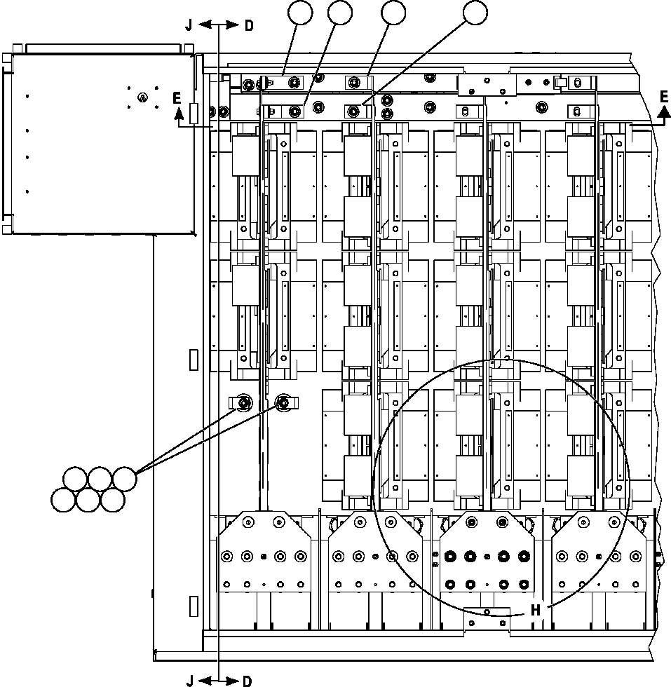 Токопроводящая шина GE1409 KOMATSU