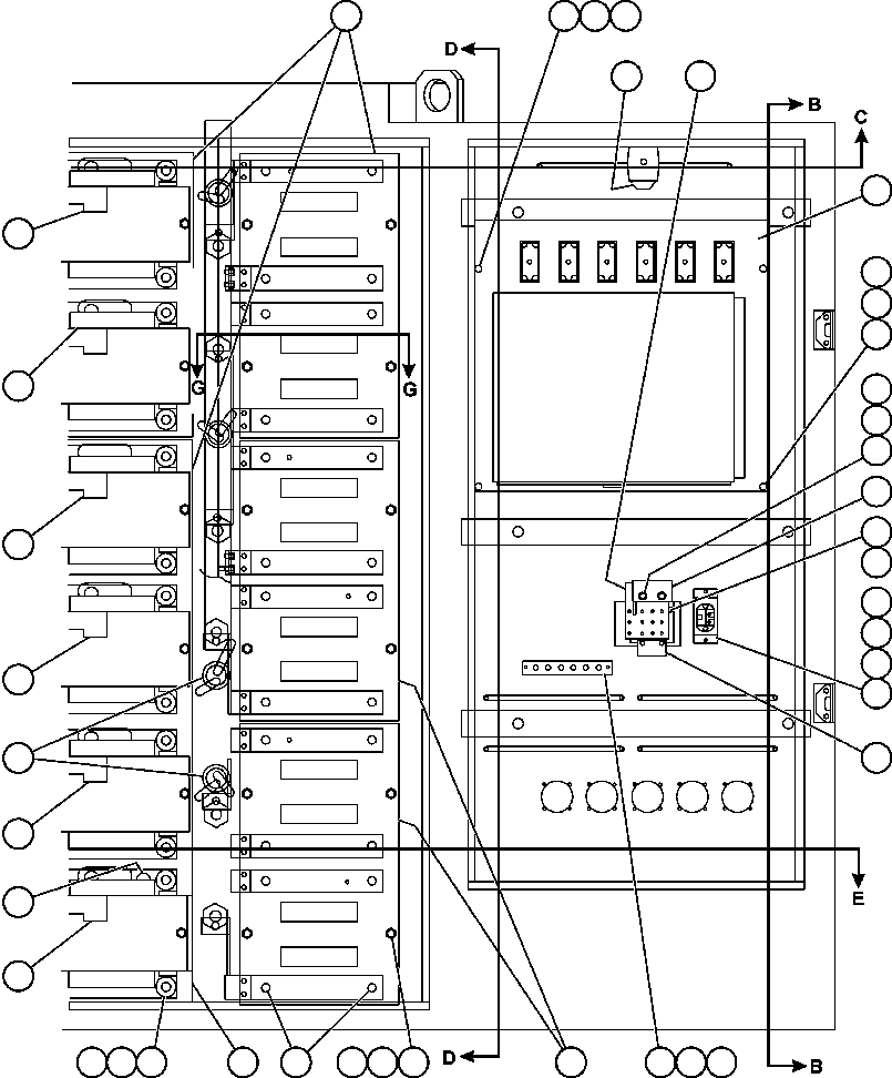 Токопроводящая шина GE0163 KOMATSU