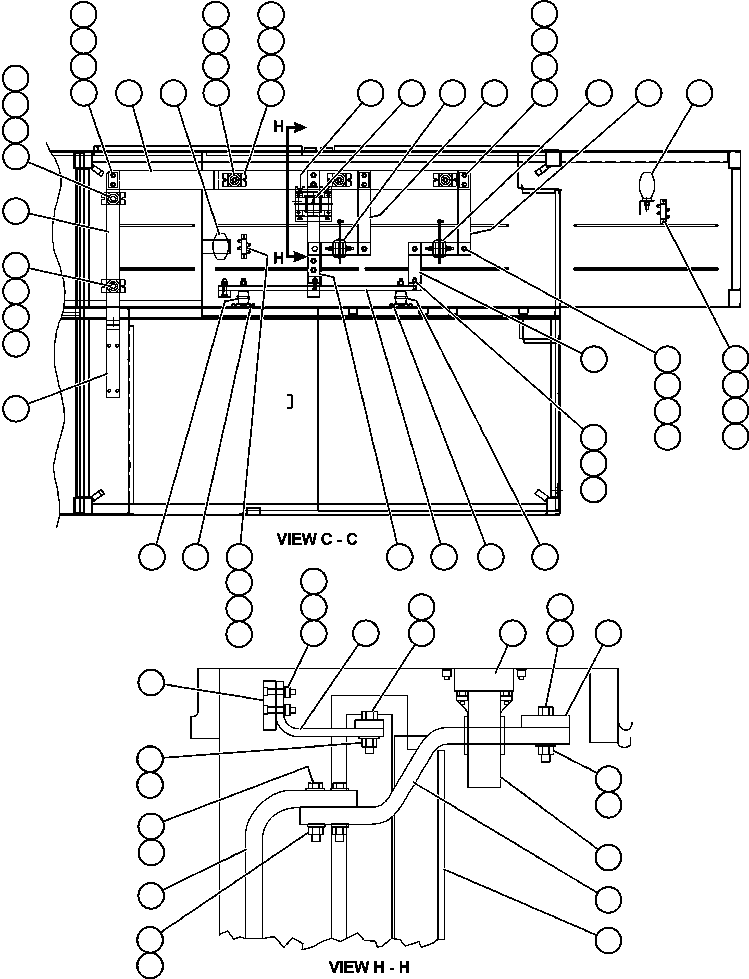 Токопроводящая шина GE1187 KOMATSU