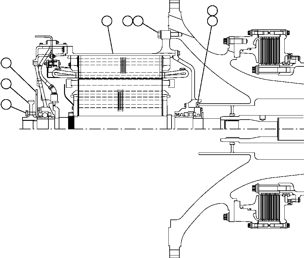 TRANSMISSION, MOTORIZED WHEEL (SEE INDEX) XA4837 KOMATSU