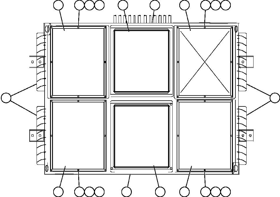 COVER W/ CUTOUTS GE0670 KOMATSU
