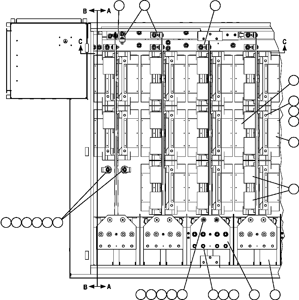 Токопроводящая шина XA3595 KOMATSU