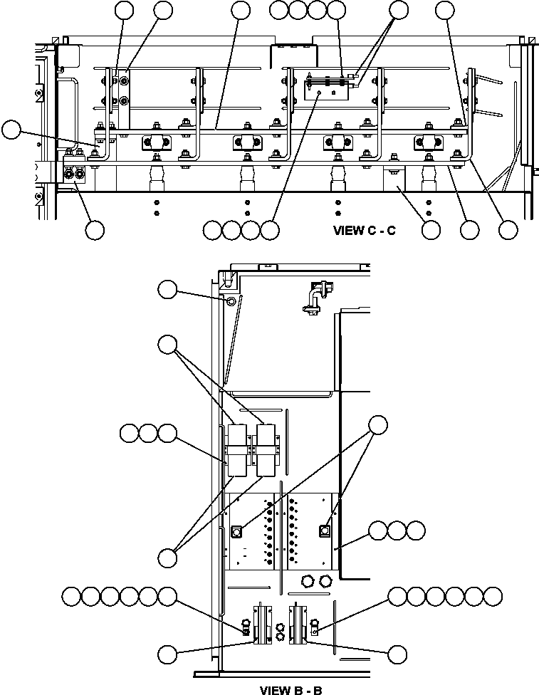 Опора XA3593 KOMATSU
