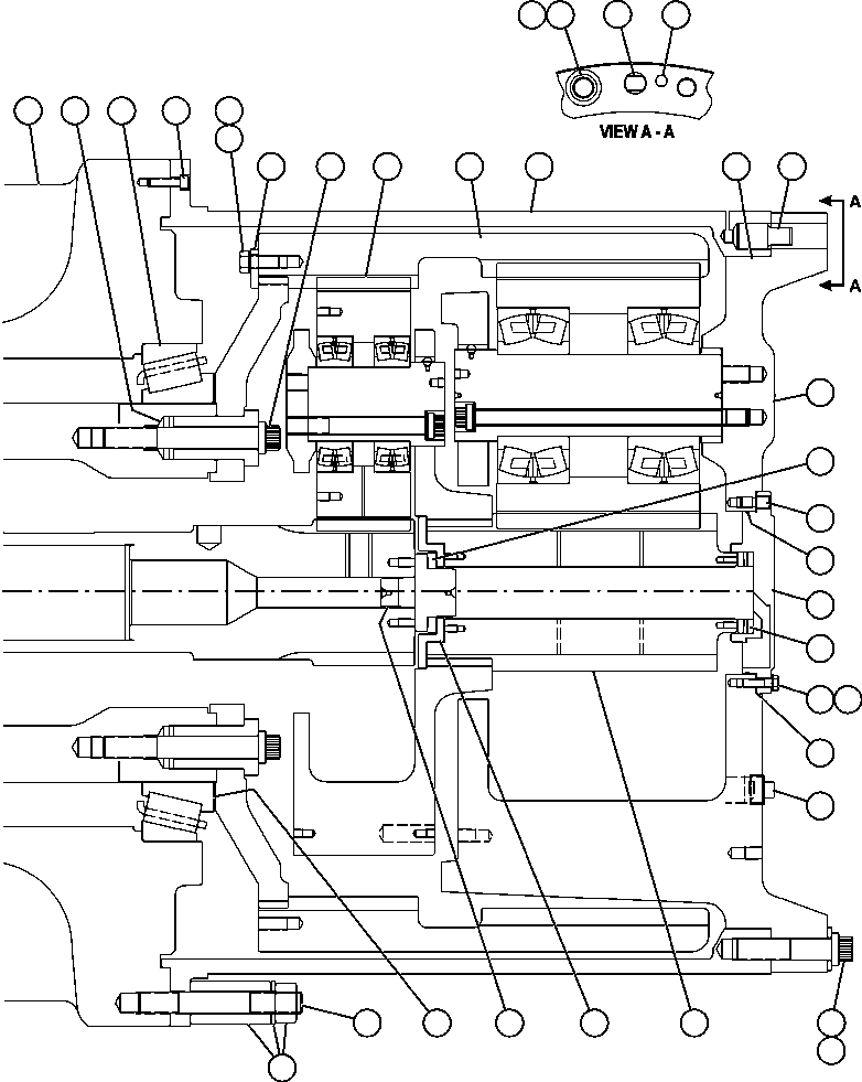 TUBE, TORQUE XA4544 KOMATSU