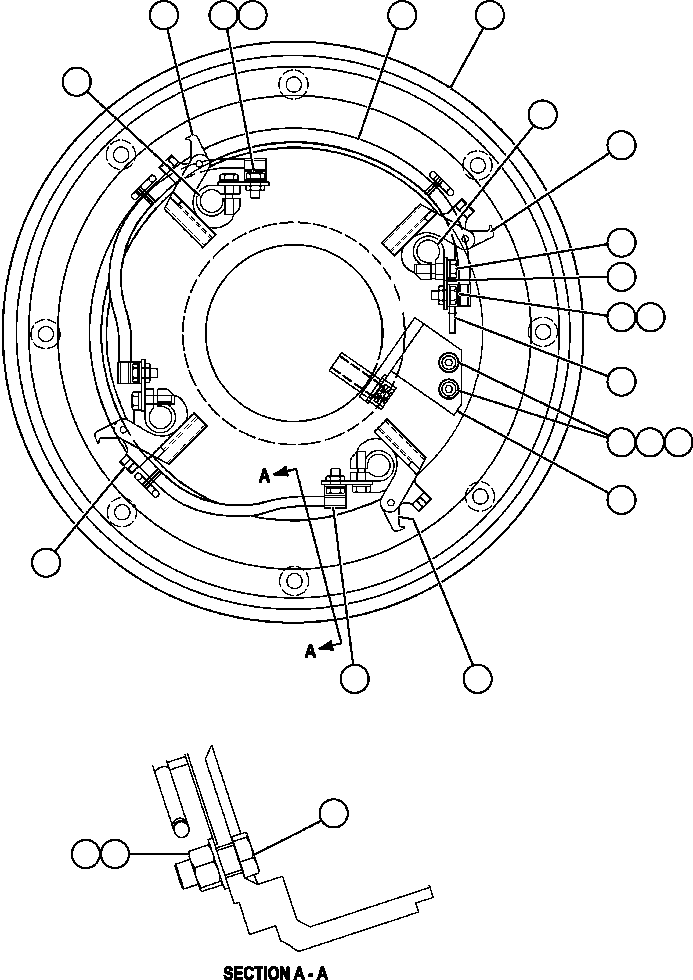 Винт с головкой - 5/8" - 11NC X 3/8" XA4246 KOMATSU