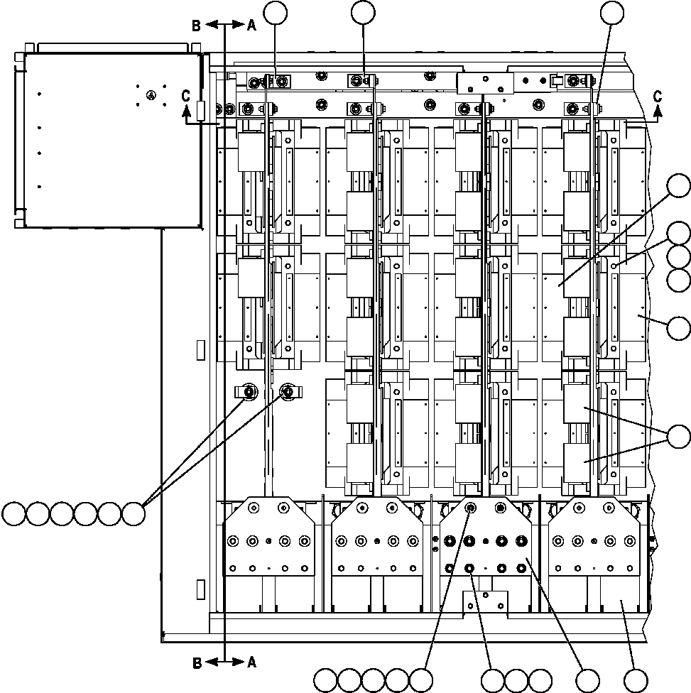 Токопроводящая шина XA4249 KOMATSU